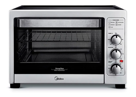 Horno de mesa eléctrico Midea TO-M240SAR1 40L silver 220V